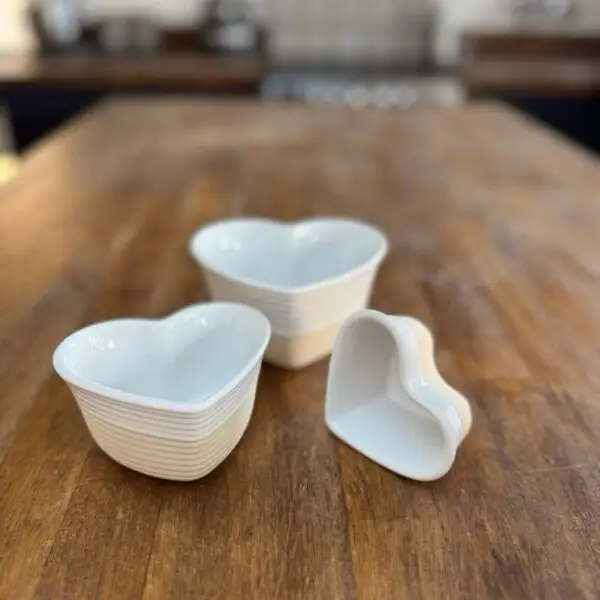 Rustic Charm Heart 3 x Measuring Cups