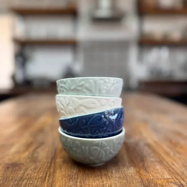 Nautical 4 x mini prep bowls