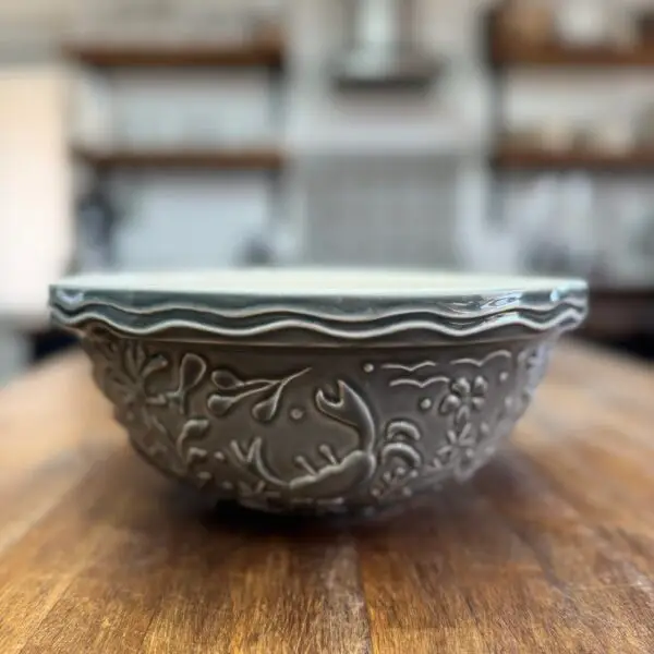 Nautical 26cm Grey Crab bowl