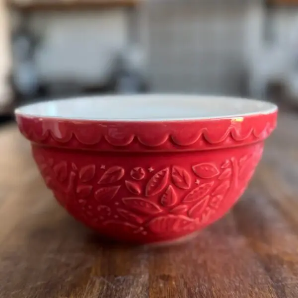 Hedgehog Red Mixing Bowl 21cm