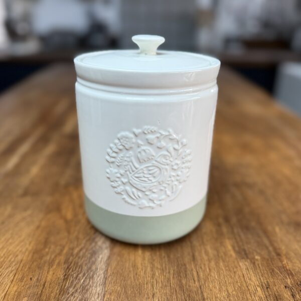 Home To Roost Green Storage Jar 1.5 litre