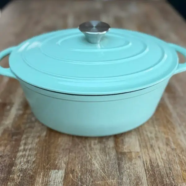 Dutch Oven - Pale Green Oval 28cm