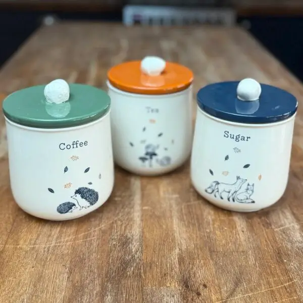 Price & Kensington Woodland Tea, Coffee & Sugar Canisters